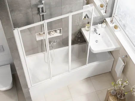 BeHappy II kád 150x75 jobbos fehér