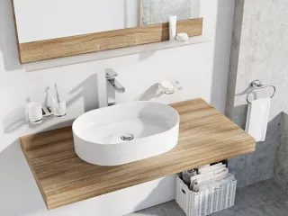 Ceramic Slim O 55 kerámiamosdó fehér