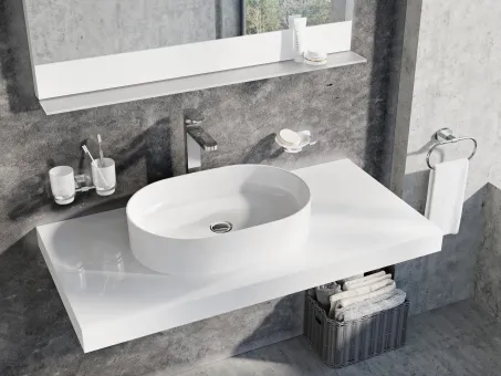 Ceramic Slim O 55 kerámiamosdó fehér