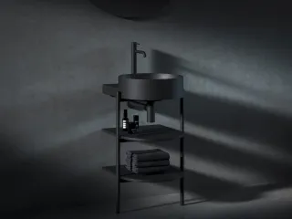 CS Yard 40 fürdőszobai bútor, matt fekete