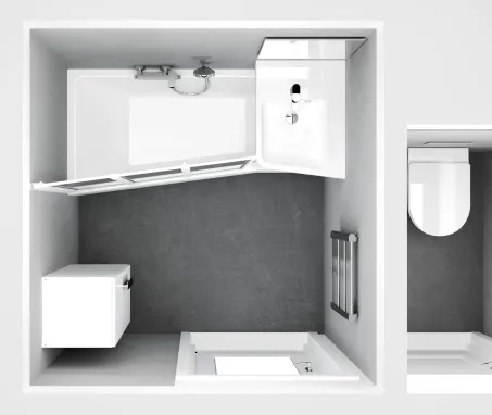 BeHappy II kád 150x75 jobbos fehér