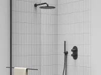 Espirit falba süllyesztett termosztátos csaptelep, kétutas, beslő egység nélkül ES 063.20BLM.O2.RB07C, Black Matt