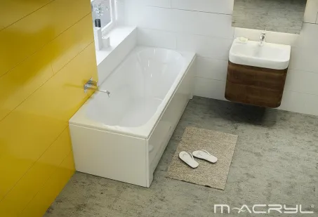 Sortiment egyenes akril kád 160x75