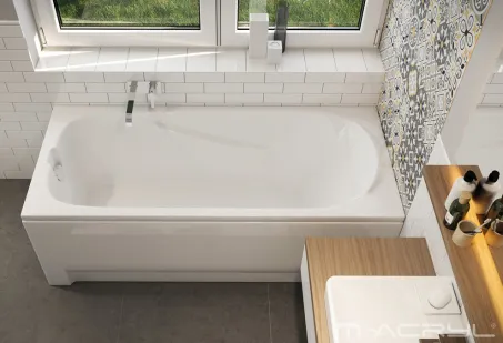 Sortiment egyenes akril kád 160x75