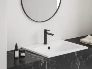 Eleganta álló mosdócsaptelep BeCool 174 mm leeresztő nélkül EL 012.21BLM, Black Matt