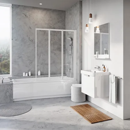 BeHappy II kád 160x75 balos, fehér