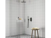 Espirit falba süllyesztett termosztátos csaptelep, kétutas, beslő egység nélkül ES 063.20GB.O2.RB07C, Graphite Brushed