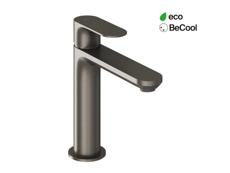 Eleganta álló mosdócsaptelep BeCool 174 mm leeresztő nélkül EL 012.21GB, Graphite Brushed