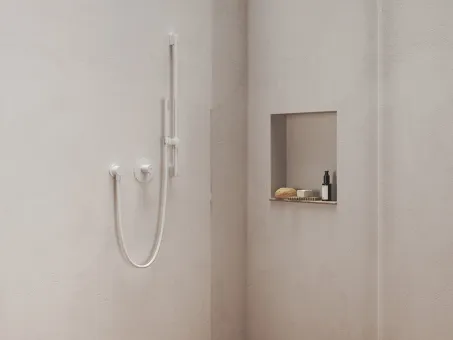 Fali zuhany csatlakozó 701.11WV, White Velvet