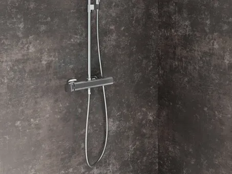 10° Free zuhanyoszlop nem termosztatikus, zuhanyszettel TD F 098.00CR, króm