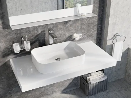 Ceramic Slim R 55 kerámiamosdó fehér