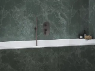 Eleganta falba süllyesztett csaptelep, háromutas, belső egység nélkül EL 068.20GB.O3.RB07F, Graphite Brushed