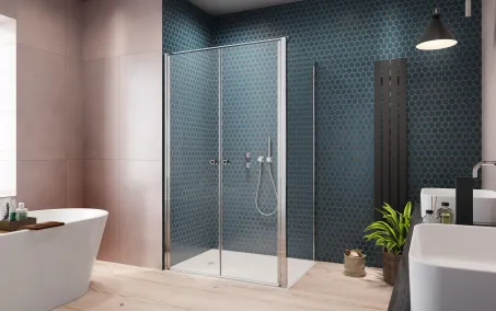 Eos DWD+S II szögletes zuhanykabin 120x90 átlátszó