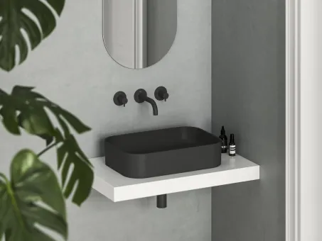 Ceramic Slim R 55 kerámiamosdó matt fekete