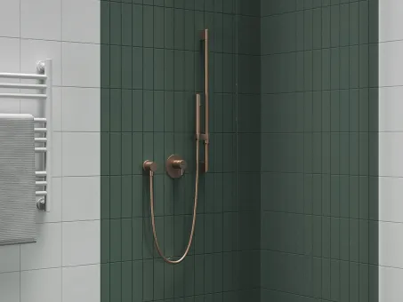 Fali zuhany csatlakozó 701.61RGB, Rose Gold Brushed