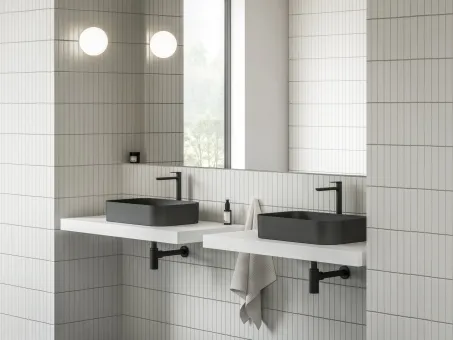 Ceramic Slim R 55 kerámiamosdó matt fekete