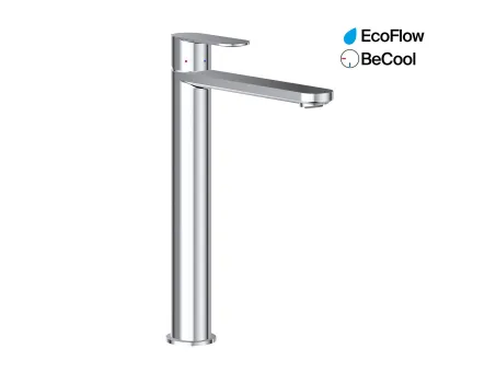 Chrome II mosdócsaptelep BeCool 300 mm lefolyó nélkül CR II 015.01CR, króm