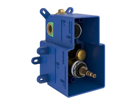 Espirit falba süllyesztett termosztátos csaptelep, kétutas, beslő egység nélkül ES 063.60GLB.O2.RB07C, Gold Brushed