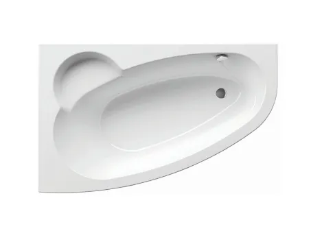Asymmetric 170x110 akrilkád bal (hófehér)
