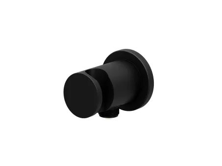 Fali kiállás integrált zuhanyrózsa tartóval 706.21BLM, Black Matt