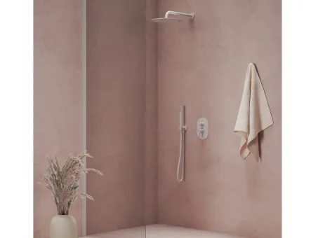 Espirit falba süllyesztett csaptelep, kétutas, belső egység nélkül ES 065.10WV.O2.RB07E, White Velvet