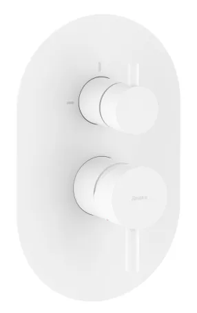 Espirit falba süllyesztett csaptelep, kétutas, belső egység nélkül ES 065.10WV.O2.RB07E, White Velvet