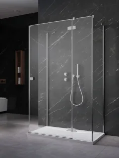 Essenza KDJ+S szögletes zuhanykabin 80x110 átlátszó jobbos