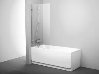 BVS1-80 kádparaván króm+transparent