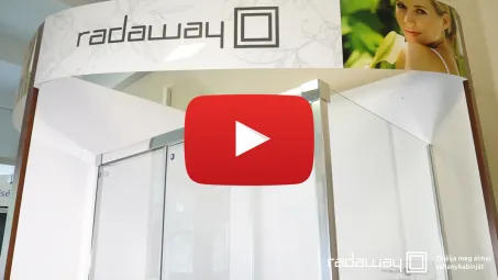 Idea 8 Black KDJ szögletes fekete zuhanykabin 160x120 átlátszó balos