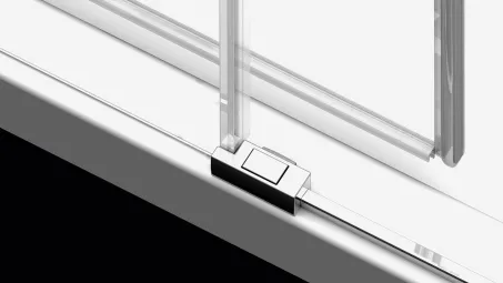 Idea KDJ+S szögletes zuhanykabin 130x80 átlátszó jobbos