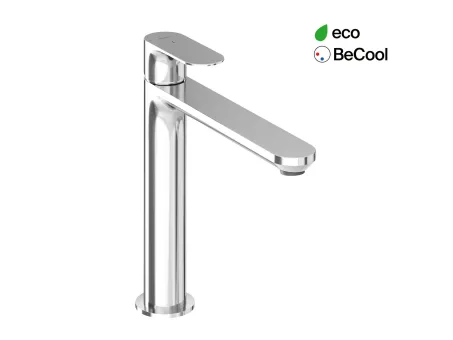 Eleganta álló mosdócsaptelep BeCool 220 mm leeresztő nélkül EL 014.01CR, Chrome