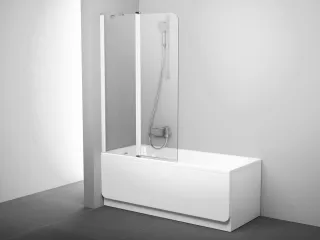 CVS2-100 bal kádparaván fehér+transparent