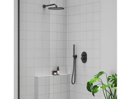 Espirit falba süllyesztett csaptelep, kétutas, belső egység nélkül ES 065.20BLM.O2.RB07E, Black Matt