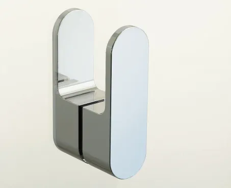 Chrome CSD2-100 zuhanyajtó szatén+transparent