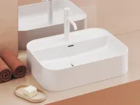 Ceramic Slim Shelf R 55 kerámiamosdó fehér