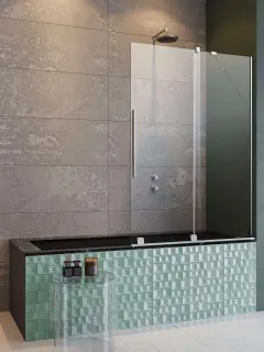 Furo PND II kádparaván 140 átlátszó balos