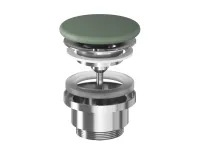 Flat mosdólefolyó kerámia fedéllel, Grey Green