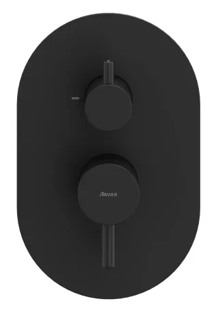 Espirit falba süllyesztett csaptelep, kétutas, belső egység nélkül ES 065.20BLM.O2.RB07E, Black Matt