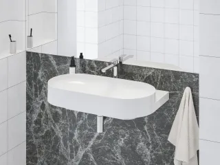 Eleganta álló mosdócsaptelep BeCool 220 mm leeresztő nélkül EL 014.01CR, Chrome