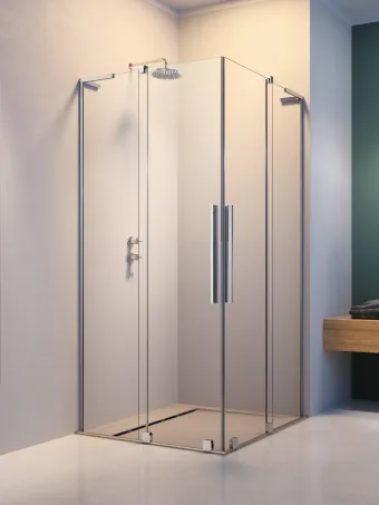 Furo SL KDD szögletes zuhanykabin 120x80 átlátszó