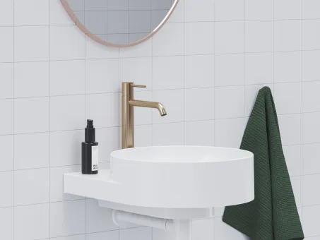 Espirit álló mosdócsaptelep BeCool 250 mm leeresztő nélkül ES 014.61RGB, Rose Gold Brushed