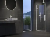 COOL! COSD1-90 zuhanyajtó matt fehér+transparent