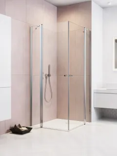 Eos KDD II szögletes zuhanykabin 90x80 átlátszó