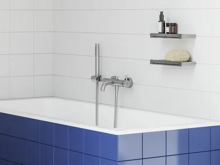 Fali állítható zuhanytartó 611.00CR, króm