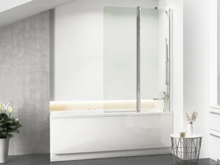 CVS2-100 jobb kádparaván krómhatású+transparent