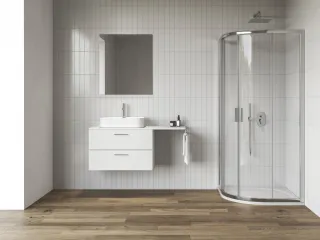 Blix II NBLCP4 90x90 zuhanykabin krómhatású+transparent