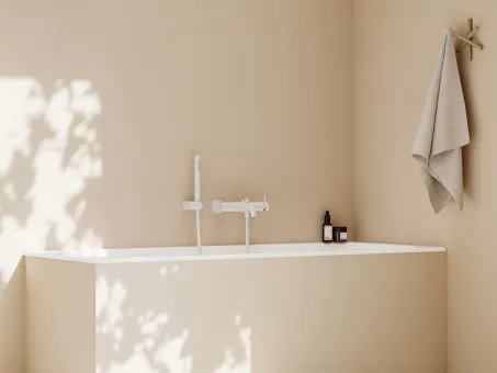 Fali állítható zuhanytartó 611.10WV, White Velvet