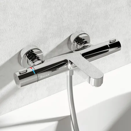 Termo 300 termosztátos fali kádcsaptelep 150mm TE 023.00CR, króm