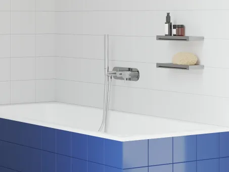 Espirit falba süllyesztett csaptelep szettel, kétutas, belső egység nélkül ES 065.00CR.O2.RB07D.+S, Chrome