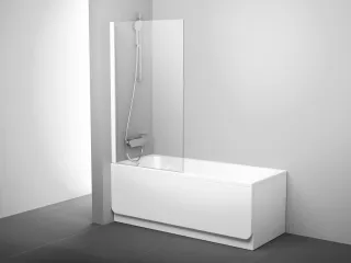 PVS1-80 kádparaván fehér+transparent